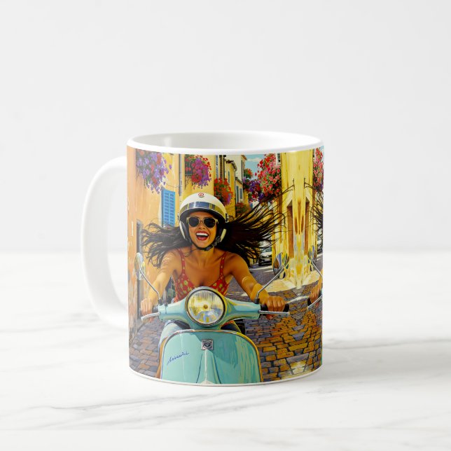  “Il riso del vento” (Vindens skratt) Kaffemugg (Framsida vänster)