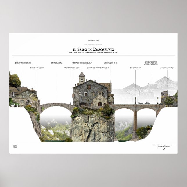 Il Sasso di Passoselvio Poster (Framsidan)