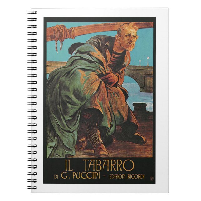 Il Tabarro (Giacomo Puccini) Anteckningsbok (Framsidan)