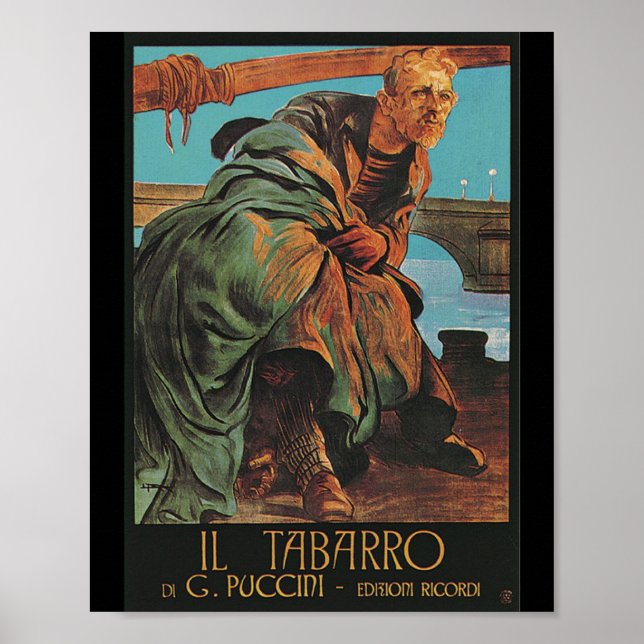Il Tabarro (Giacomo Puccini) Poster (Framsidan)