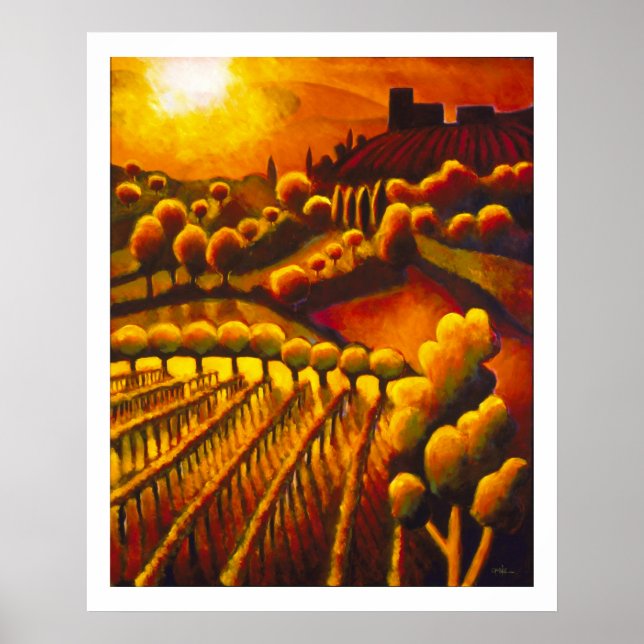 Il tramonto da Casa Memmo Poster (Framsidan)