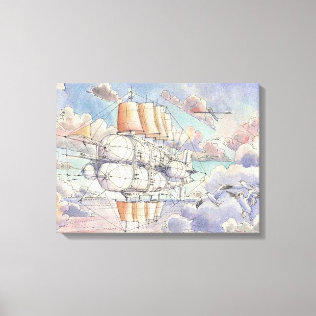 Il Veliero Volante Canvastryck (Framsida)