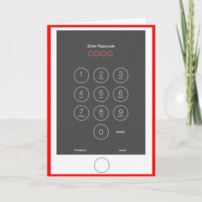 Ila det mobila hälsningkortet helgkort (Framsida)