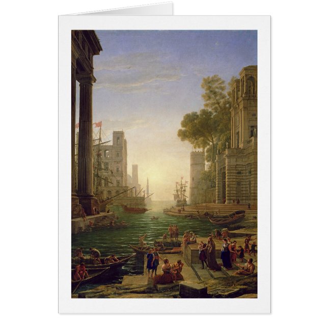 Ilastning av St. Paula Romana på Ostia, 1637-39 Hälsningskort (Framsidan)