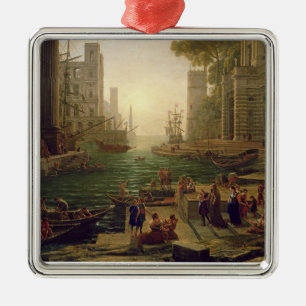 Ilastning av St. Paula Romana på Ostia, 1637-39 Julgransprydnad Metall