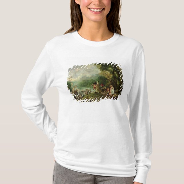 Ilastning för Cythera, 1717 Tee Shirt (Framsida)