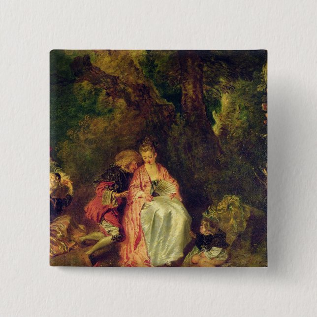 Ilastning för Cythera, c.1717 Knapp (Framsida)