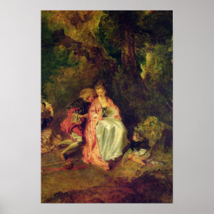 Ilastning för Cythera, c.1717 Poster