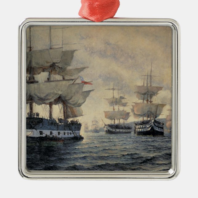 Ilastningen av den befria expeditionen av Pe Julgransprydnad Metall (Framsidan)