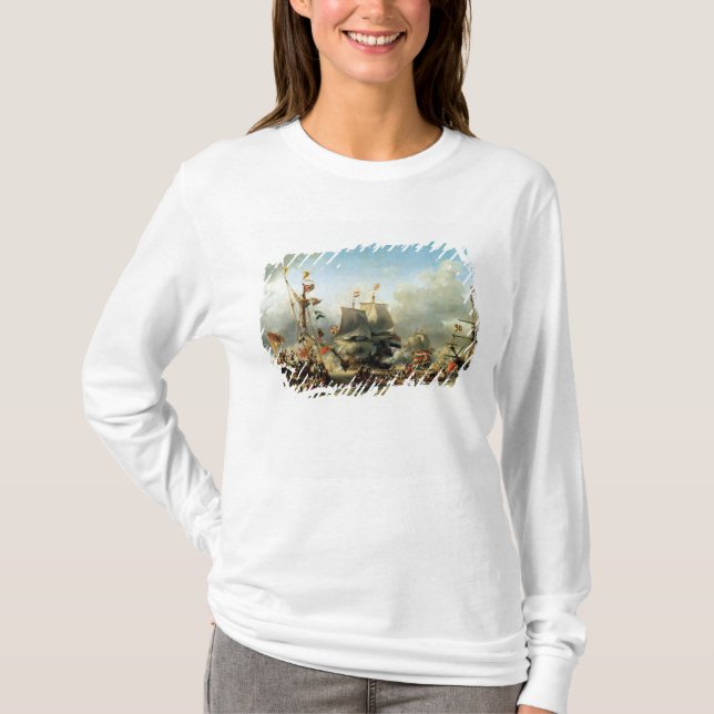 Ilastningen av Ruyter och William de Witt T-shirt (Framsida)