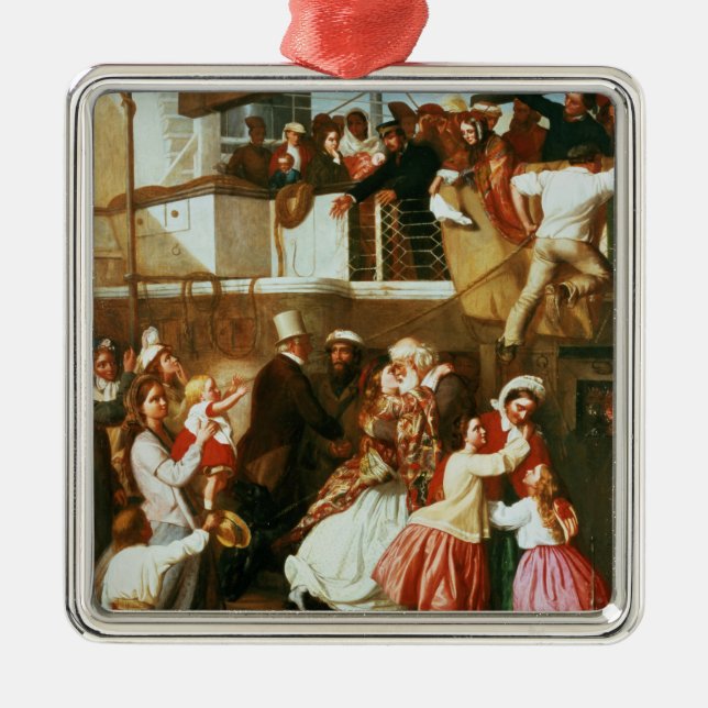 Ilastningplats Julgransprydnad Metall (Framsidan)