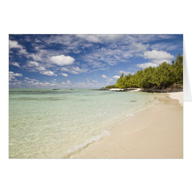 Ile Aux Cerf, mest populär endagstur för 2 Hälsningskort (Framsidan Horizontal)