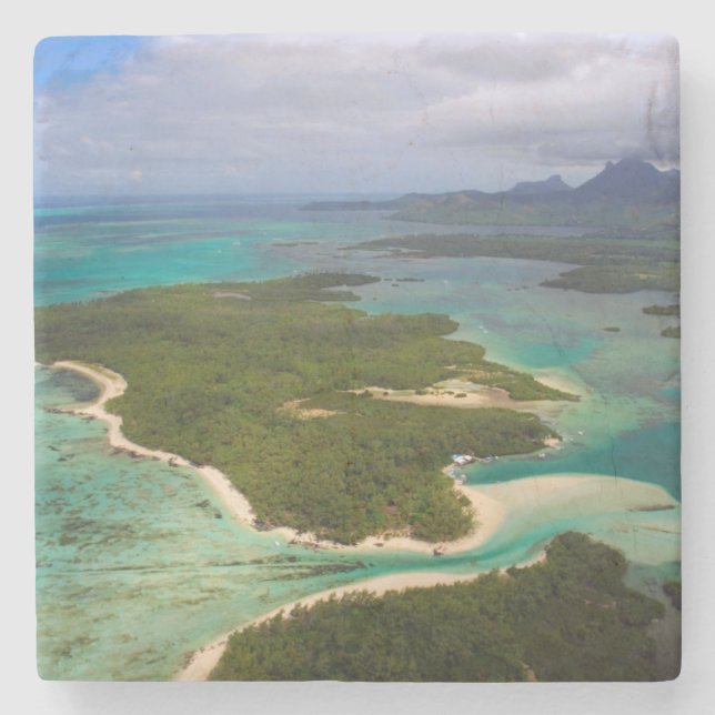 Île aux Cerfs, Mauritius Stenunderlägg (Framsidan)