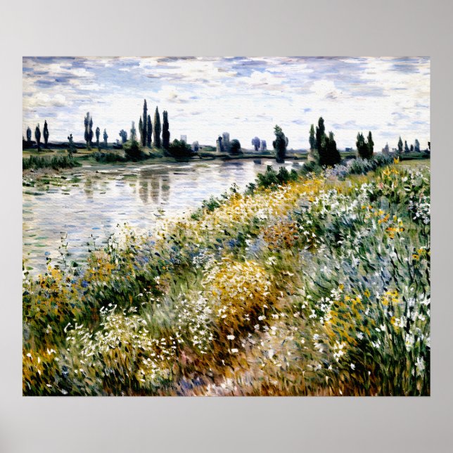 Ile aux Fleurs nära Vétheuil Poster (Framsidan)