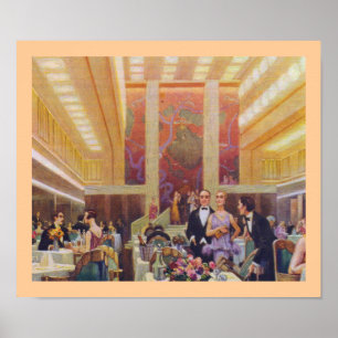 Ile de Frankrike Dining Room Poster