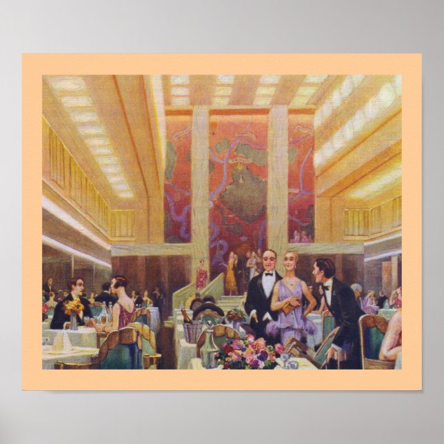 Ile de Frankrike Dining Room Poster (Framsidan)