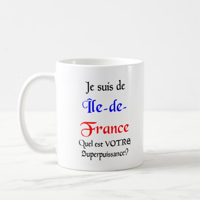 ile de frankrike kaffe mugg (Vänster)