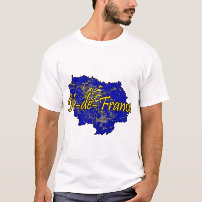 Île-de-Frankrike T-Shirt (Framsida)