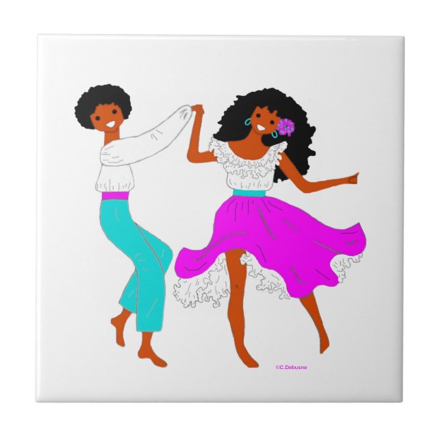 Île de la Réunion, France Kakelplatta (Framsidan)