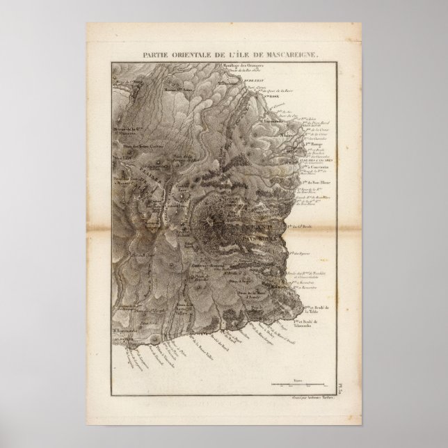 Ile de Mascareigne Poster (Framsidan)