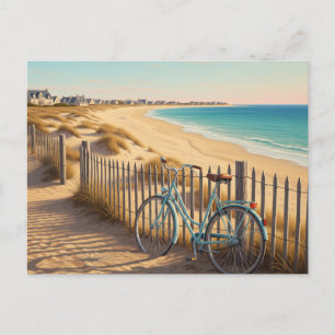 Île de Ré Frankrike Bicycle Vykort