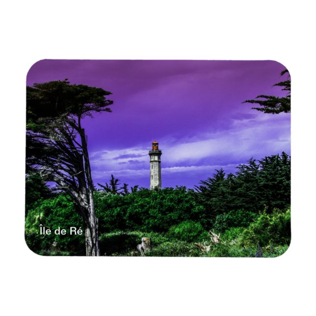 Île de Ré Frankrike Magnet (Horisontell)