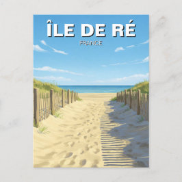 Île de Ré Frankrike Travel Vykort