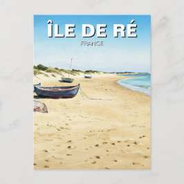 Île de Ré Frankrike Travel Vykort