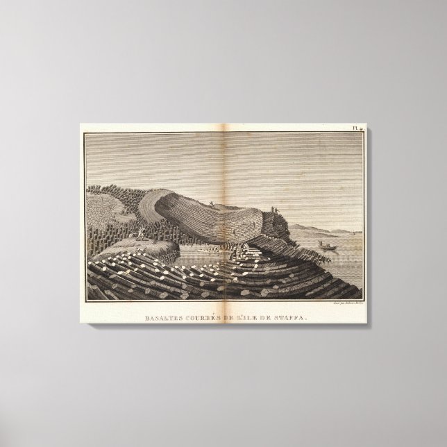 Ile de Staffa Canvastryck (Framsida)