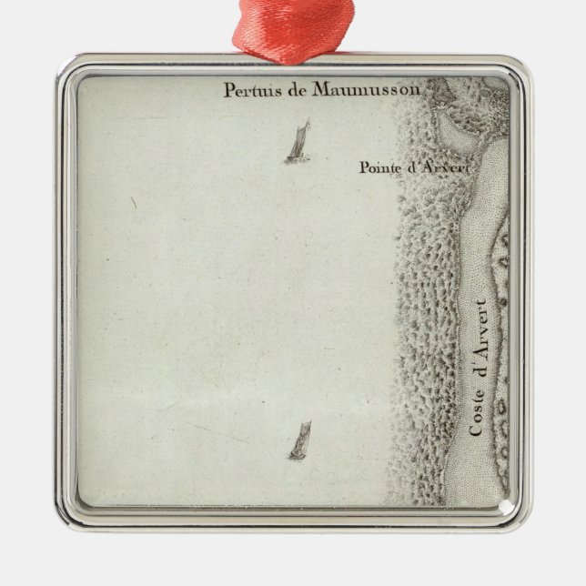 Ile d'Oleron Julgransprydnad Metall (Framsidan)