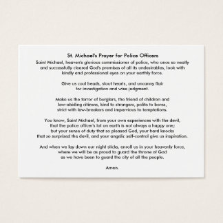 ILEFSA, Inc Referral / St Michael's Prayer Card Visitkort