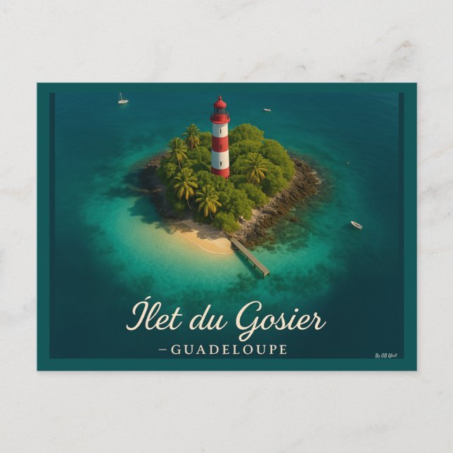 Îlet du Gosier Guadeloupe  Vykort (Framsida)