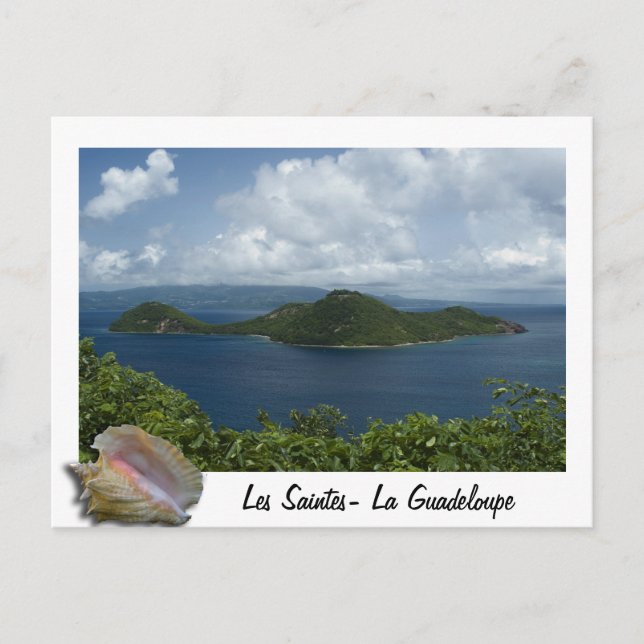 Ilets cabri- Les Saintes- Guadeloupes Vykort (Framsida)