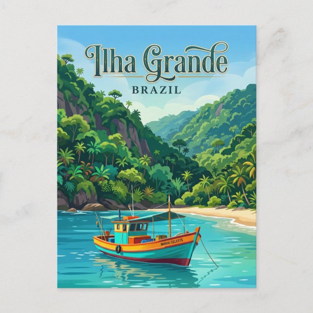 Ilha Grande Brasilien Vykort (Framsida)