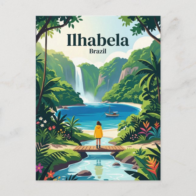 Ilhabela Brasilien Vykort (Framsida)
