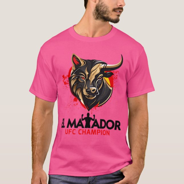 Ilia Topuria El Matador T Shirt (Framsida)