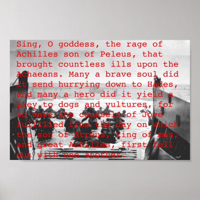 Iliad Poster (Framsidan)