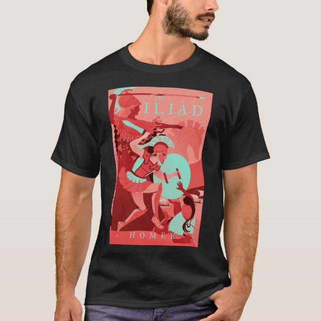 Iliad Poster T Shirt (Framsida)