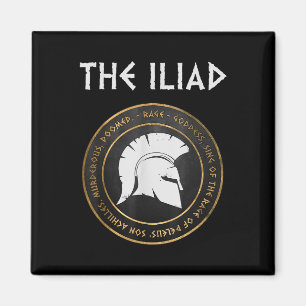 Iliadskheten i Achilles Trojan Krig Magnet