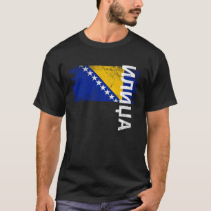 Ilidza Bosniens Flagga för bosniska Manar Women Ki T Shirt