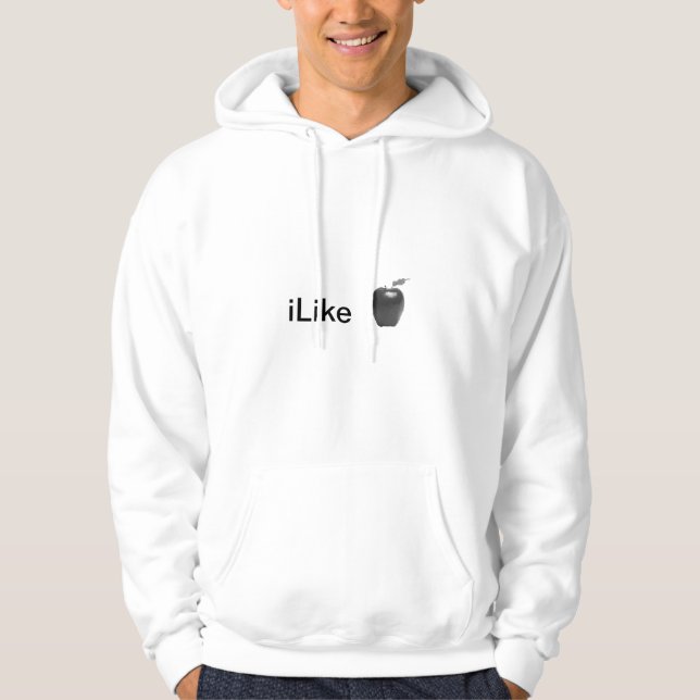iLike Apple Hoodie (Framsida)