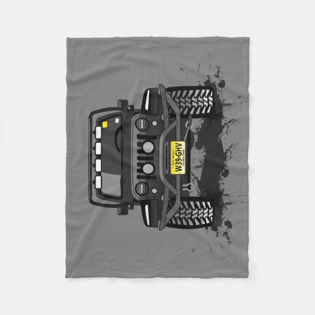 ilikejeeps fleecefilt (Framsidan)