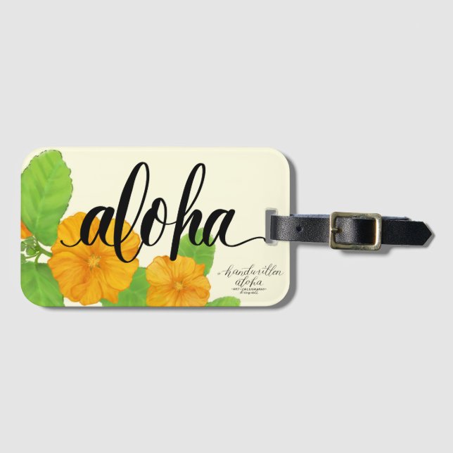 "Ilima Aloha Bag Märkre Bagagebricka (Framsida horisontal)