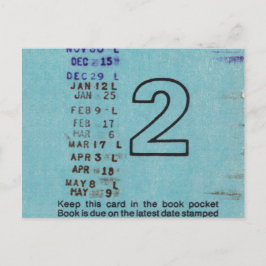 Ilium Public Bibliotek Card nr 2 Vykort