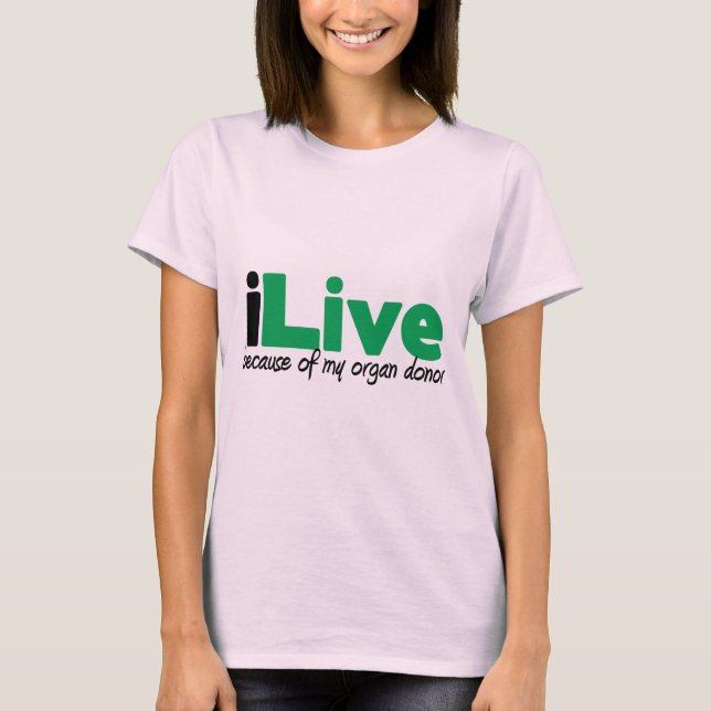 iLive transplantat T-shirt (Framsida)
