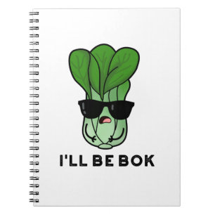 I'll Be Bok Rollig Grönsak Film Puns Anteckningsbok