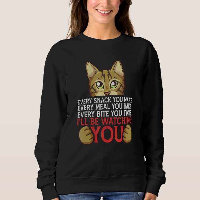 I'll Be Watching You Bengal Cat Owner T Shirt (Framsida)