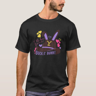 I'll Be Your Buckle Bunny Retro Easter Western Cow T Shirt
