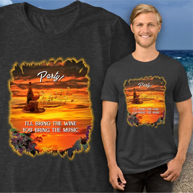 I'll bring the wine Sunset 2584 T Shirt (Skapare uppladdad)