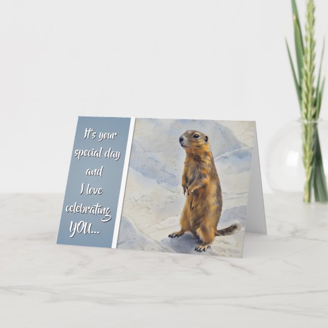 I'll Celebrate Anything - Birthday Card Kort (Framsida)